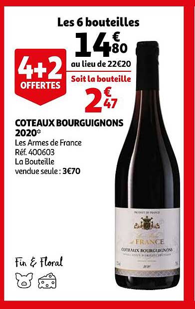 coteaux bourguignons 2020 les armes de france