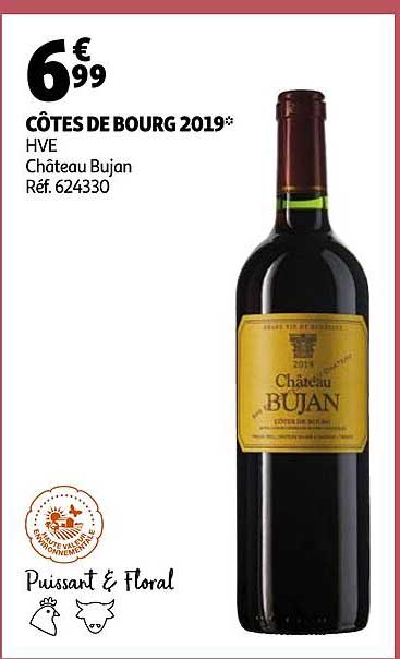 côtes de bourg 2019 hve château bujan