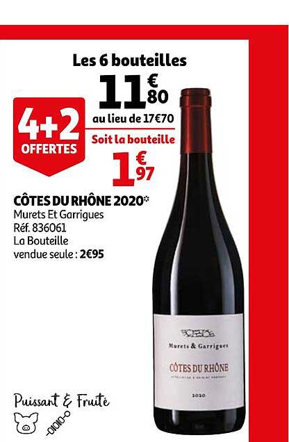 côtes du rhône 2020 murets et garrigues