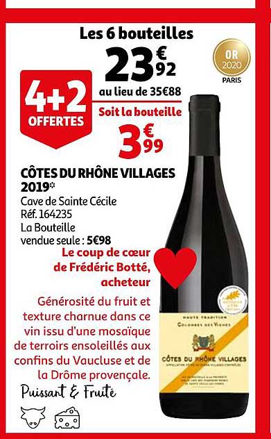 côtes du rhône villages 2019 cave de sainte cécile