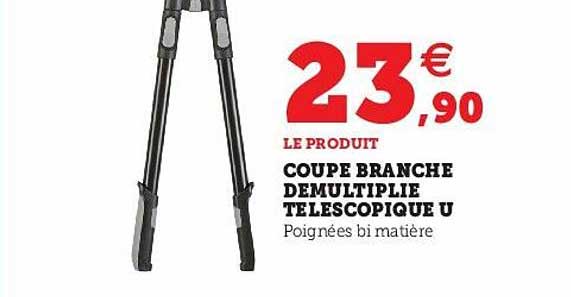 coupe branche demultiplié telescopique U