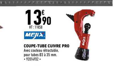 Coupe-tube Cuivre Pro
