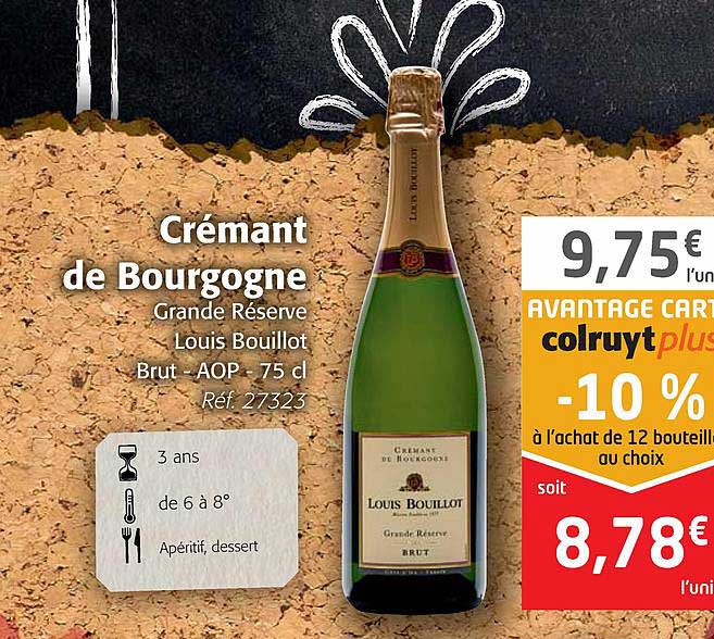 crémant de bourgogne grand réserve louis bouillot