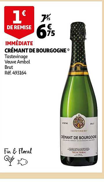 crémant de bourgogne tastevinage veuve ambal