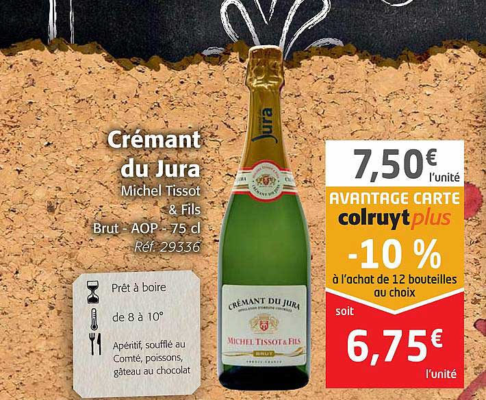 crémant du jura michel tissot & fils aop