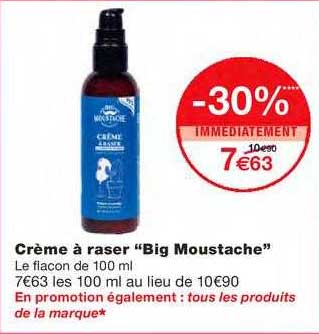 crème à raser "big moustache"