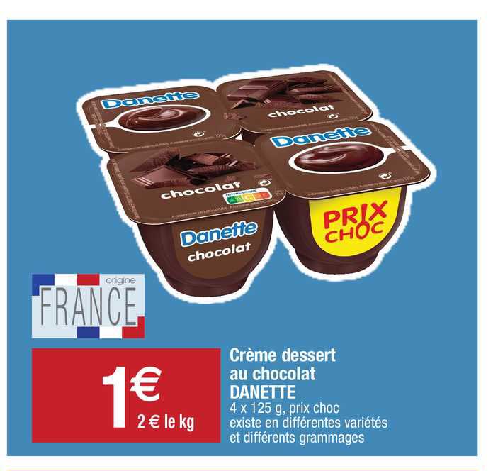 Crème Dessert Au Chocolat Danette