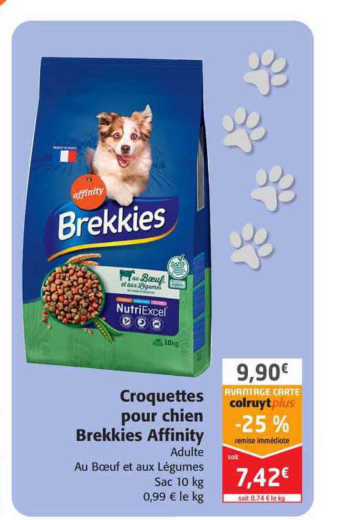 croquettes pour chien brekkies affinity