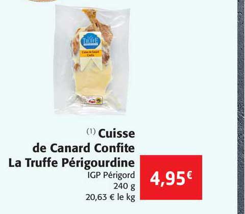 cuisse de canard confite la truffe périgourdine