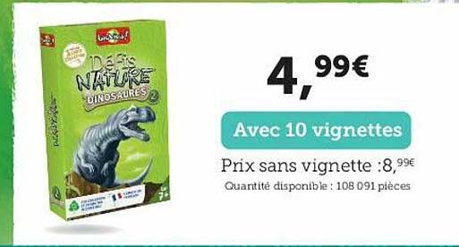 défis nature dinosaures avec 10 vignettes