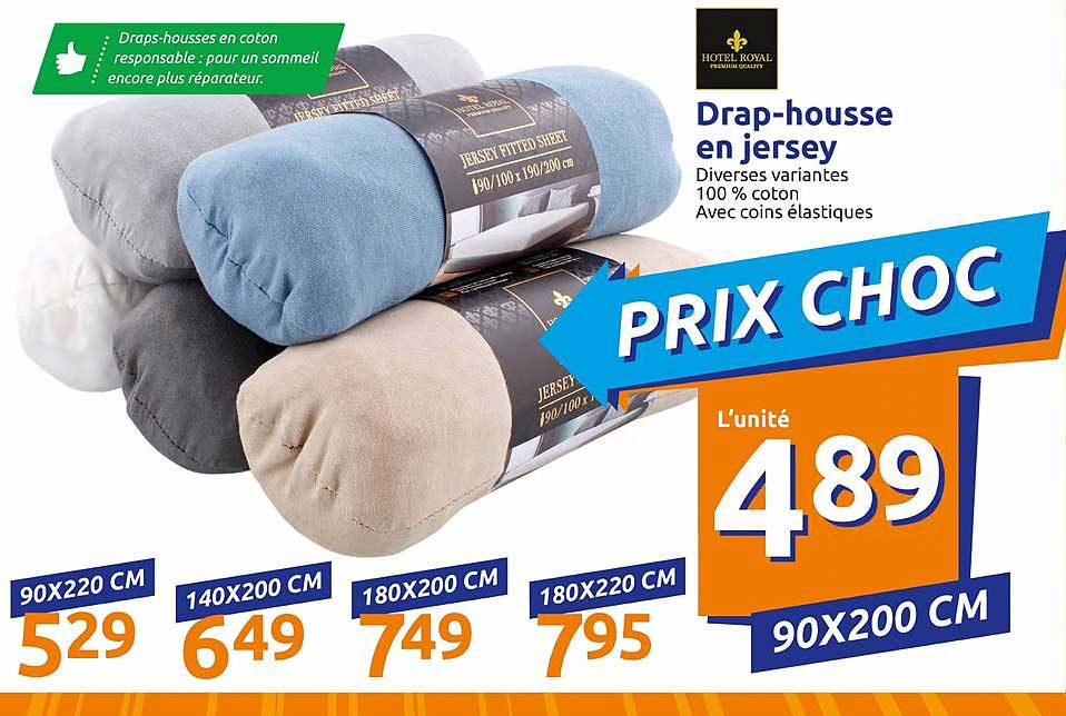 drap-housse en jersey