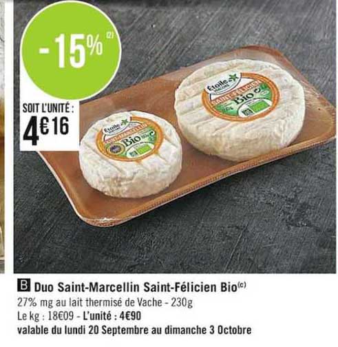duo saint-marcellin saint-félicien bio