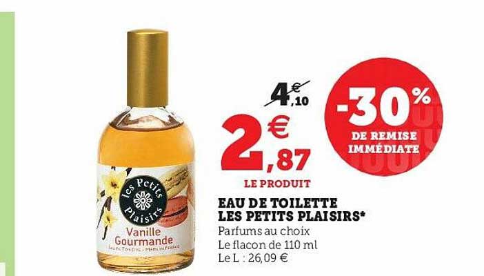 eau de toilette les petits plaisirs
