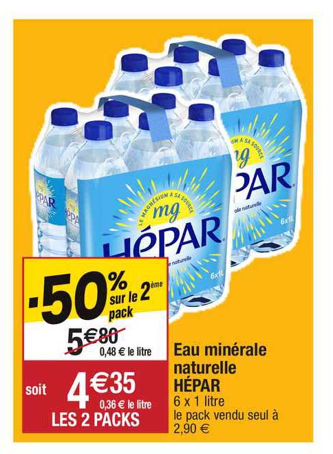 Eau Minérale Naturelle Hépar