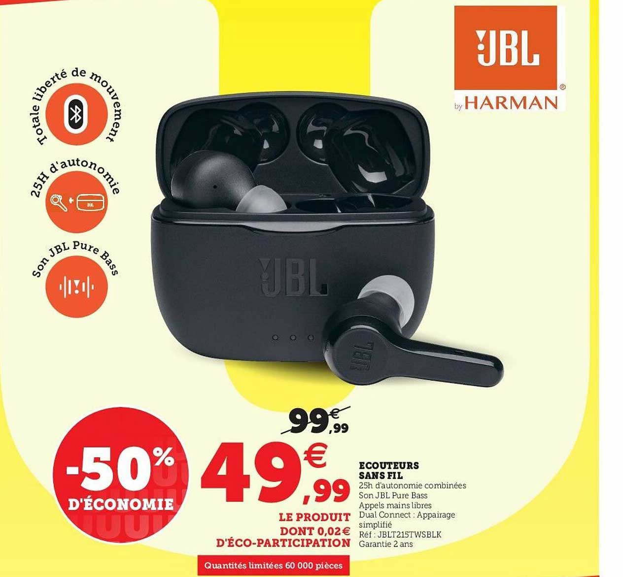 écouteurs Sans Fil Jbl