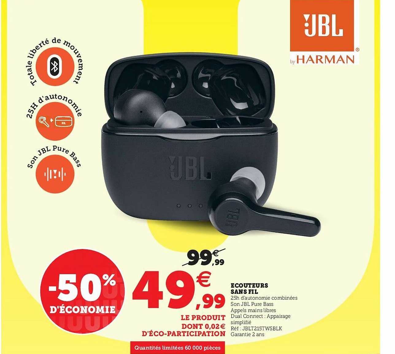 écouteurs sans fil jbl harman