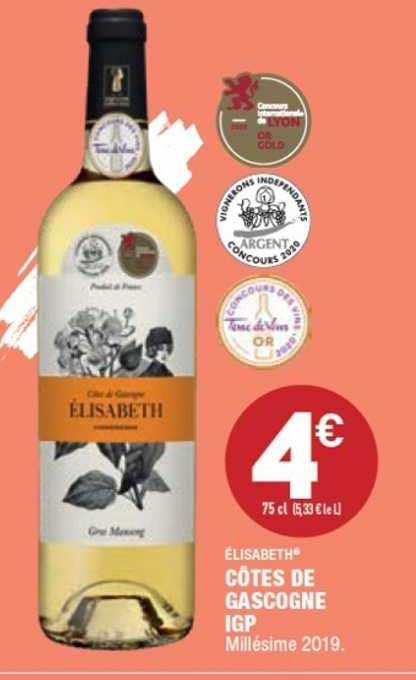 élisabeth Côtes De Gascogne Igp