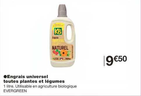 engrais universel toutes plantes et légumes