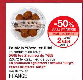 falafels "l'atelier blini"