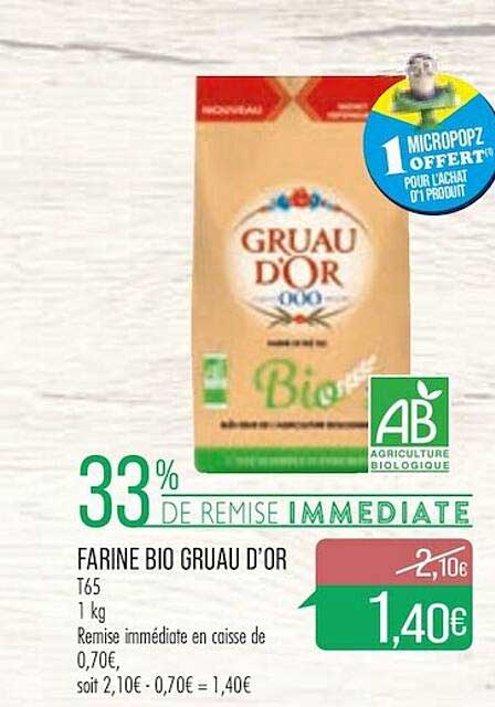 farine bio gruau d'or