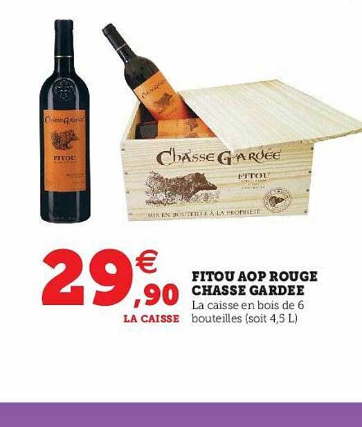 fitou aop rouge chasse gardée