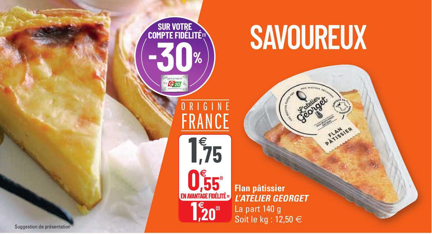 flan pâtissier l'atelier georget