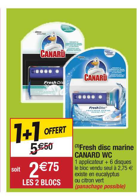 fresh disc marine canard wc