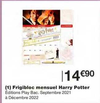 frigibloc mensuel harry potter