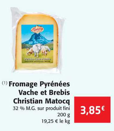 fromage pyrénées vache et brebis christian matocq