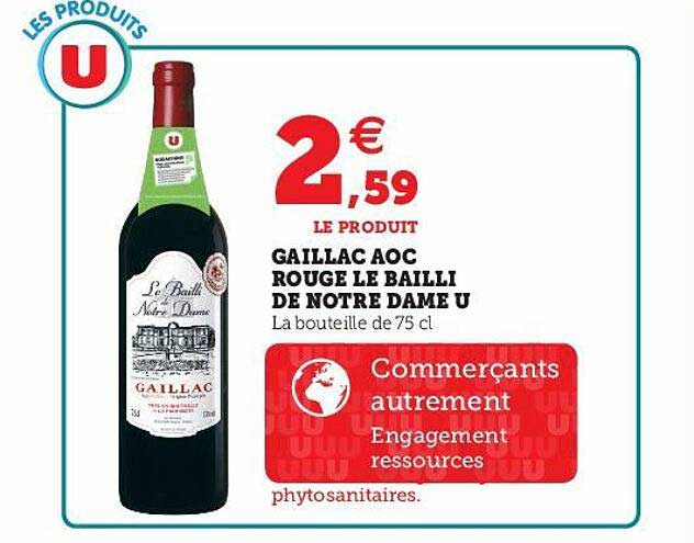 gaillac aoc rouge le bailli de notre dame U