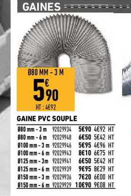 Gaine Pvc Souple