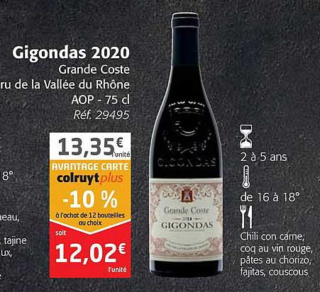 gigondas 2020 grande coste