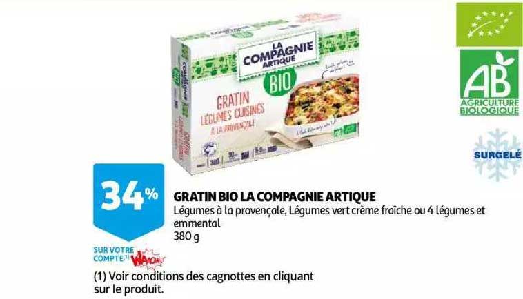 gratin bio la compagnie artique