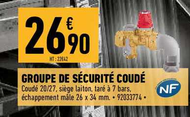 groupe de sécurité coudé