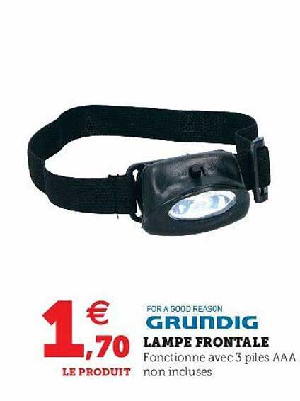 grundig lampe frontale