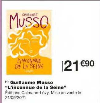 guillaume musso "l'inconnue de la seine"