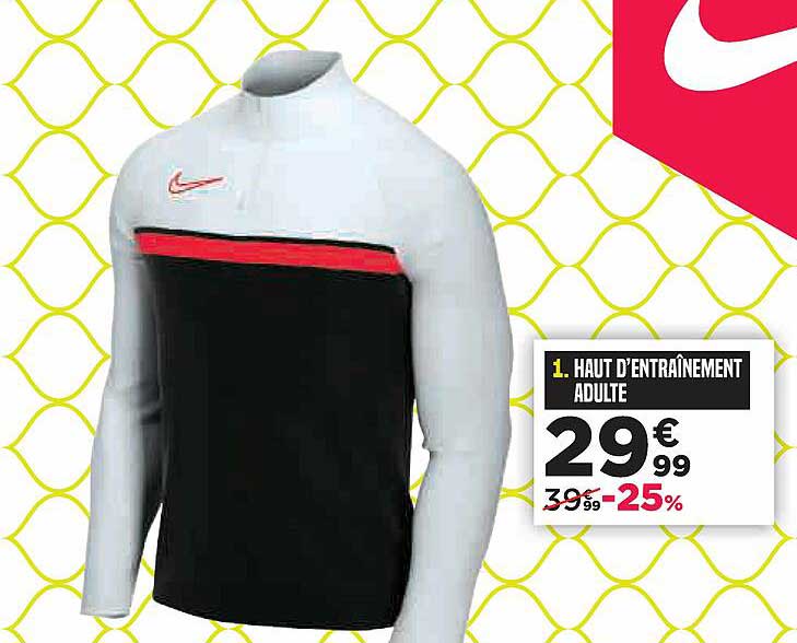 haut  d'entraînement adulte