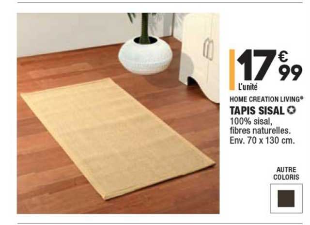 home creation living tapis sisal
