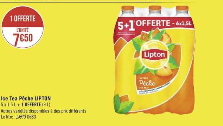 Ice Tea Pêche Lipton