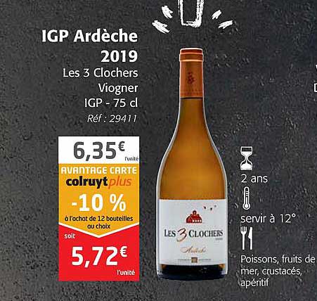 igp ardèche 2019 les 3 clochers viogner igp