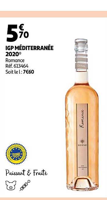 Igp Méditerranée 2020 Romance