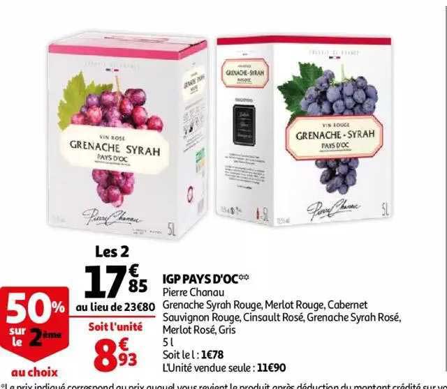 Igp Pays D'oc Pierre Chanau