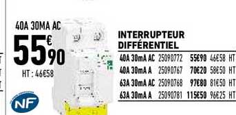 interrupteur différentiel