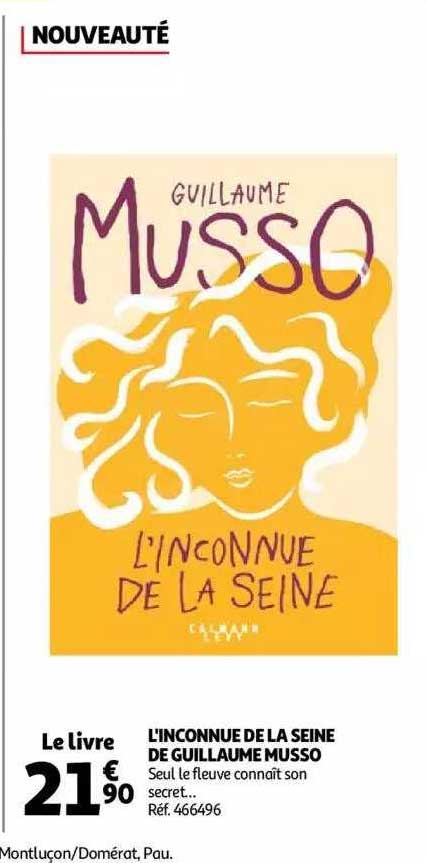 l'inconnue de la seine de guillaume musso