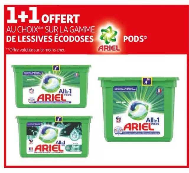 La Gamme De Lessives écodoses Ariel Pods