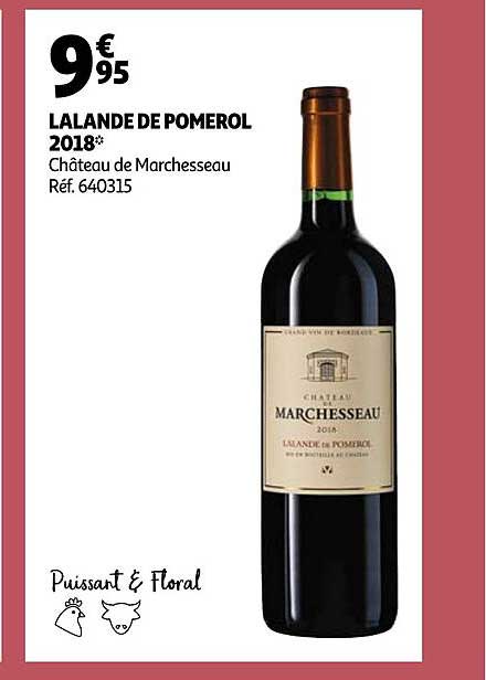 lalande de pomerol 2018 château de marchesseau