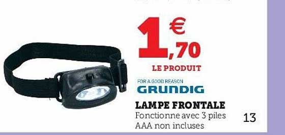 Lampe Frontale Grundig