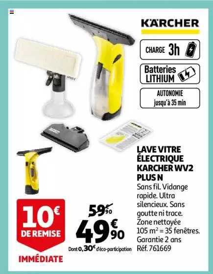 lave vitre électrique kärcher wv2 plus n