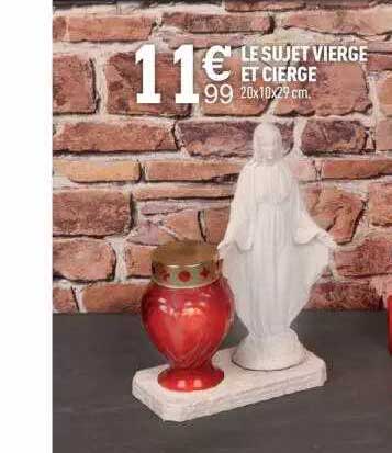 le sujet vierge et cierge