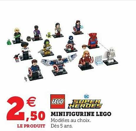 lego super heroes minifigurine